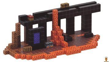 Мамалюк - Магнітний конструктор Майнкрафт Пекельний портал з 480 блоків Mindcraft Mindcraft M5-MC-035