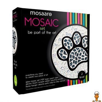 Мамалюк - Набір для творчості скляна мозаїка чорна лапа 2 рівень Mosaaro Mosaaro RT2-MA2031
