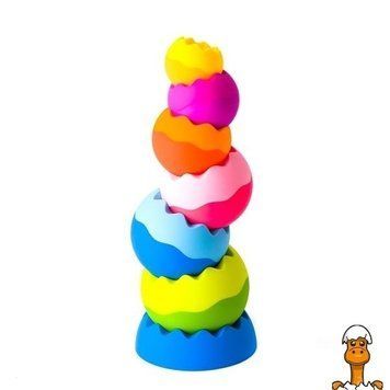 Мамалюк - Пірамідка-балансир Fat Brain Toys Tobbles Neo (F070ML) Fat Brain Toys A4-F070ML