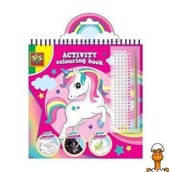 Мамалюк - Раскраска Ses Creative 3 в 1 Волшебный мир 13 стр. (00117S) SES Creative A4-00117S