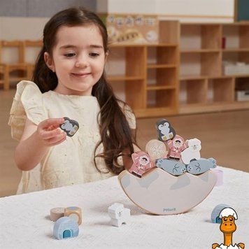 Мамалюк - Деревянная игра-балансир PolarB Арктика (44234) PolarB A4-44234