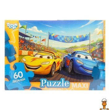 Мамалюк - Пазл дитячий максі Машинки 60 елементів Danko Toys Danko Toys RT2-MX60-12-05
