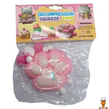 Мамалюк - Антистрес Сквіш М'які котячі лапки ZB-390(Pink) рожевий 7 см Bambi Bambi RT2-ZB-390-PINK