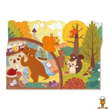 Мамалюк - Пазл Уборка в лесу 60 элементов DoDo Toys DoDo Toys RT2-300413