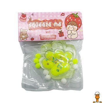 Мамалюк - Сквиш антистресс кошачьи лапки 7 см Bambi Bambi RT2-KG-810-CRISTAL-GREEN