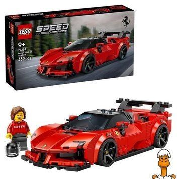 Мамалюк - Конструктор LEGO Speed Champions Спортивный автомобиль Ferrari SF90 XX Stradale 339 Деталей (77254) LEGO A4-77254