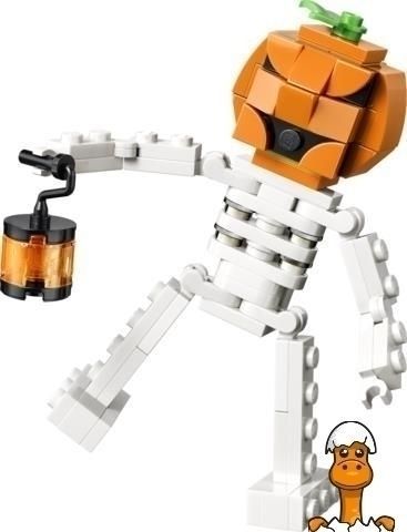 Мамалюк - Конструктор LEGO&reg; Веселий геловінський скелет 71 деталь (30717) LEGO A4-30717