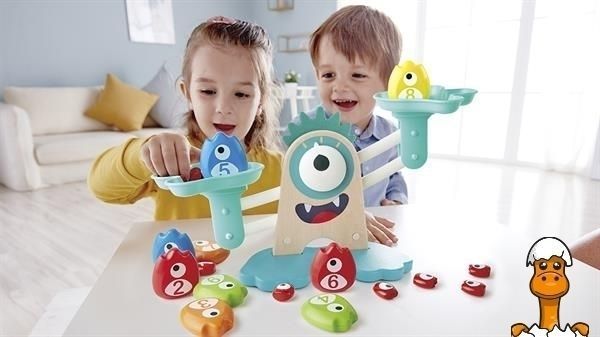 Мамалюк - Набір Hape Навчальні ваги Монстроматематика (E0511) Hape A4-E0511