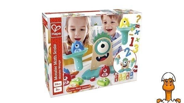 Мамалюк - Набір Hape Навчальні ваги Монстроматематика (E0511) Hape A4-E0511