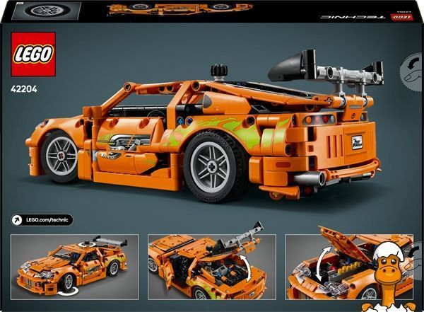 Мамалюк - Конструктор LEGO Technic Fast and Furious Toyota Supra MK4 810 деталей (42204) LEGO A4-42204