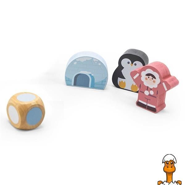 Мамалюк - Деревянная игра-балансир PolarB Арктика (44234) PolarB A4-44234