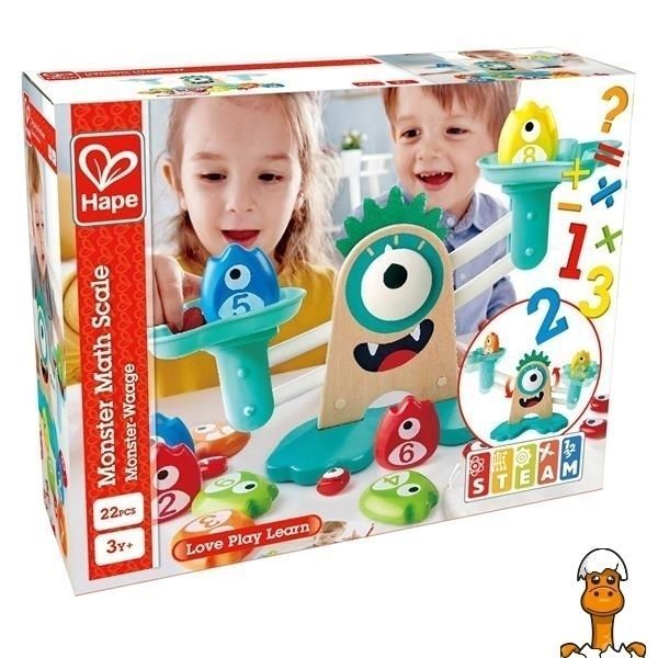 Мамалюк - Набір Hape Навчальні ваги Монстроматематика (E0511) Hape A4-E0511
