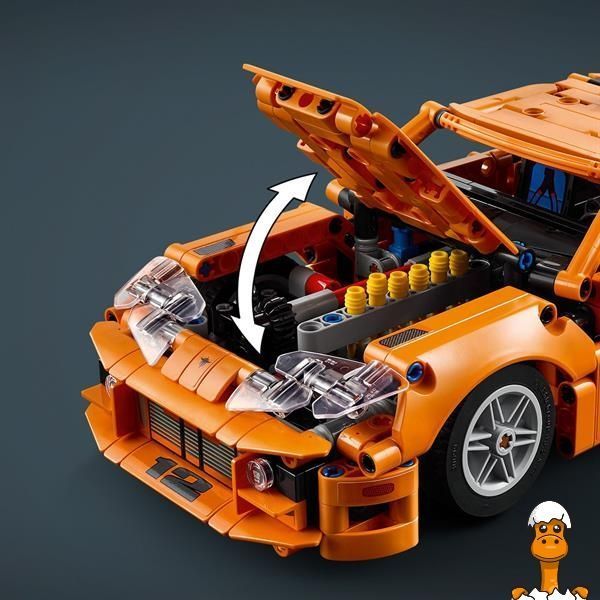 Мамалюк - Конструктор LEGO Technic Fast and Furious Toyota Supra MK4 810 деталей (42204) LEGO A4-42204