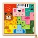 Мамалюк - Деревянная логическая игра Animal Tetris с заданиями 11 фигур животных Bambi Bambi RT2-C9405 фото 1