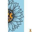 Картина по номерах квітка сонця 40х80 см Art Craft