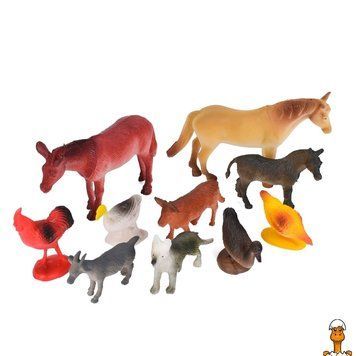 Мамалюк - Ігровий набір фігурок домашні тварини 10 штук в комплекті Bambi Bambi RT2-Н641-1