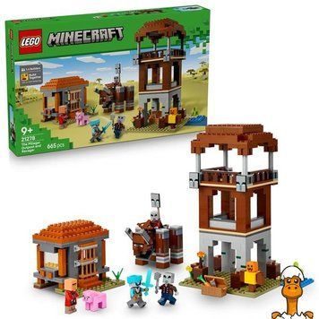 Мамалюк - Конструктор LEGO Minecraft Аванпост разбойников и опустошитель 665 деталей (21278) LEGO A4-21278