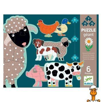 Мамалюк - Пазл-гігант Djeco Овечка і друзі 1,4 м (DJ07112) Djeco A4-DJ07112