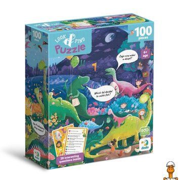 Мамалюк - Детский пазл Ищи и находи Страна динозавров 100 элементов DoDo Toys DoDo Toys RT2-300669