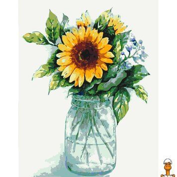 Мамалюк - Картина по номерам Солнечный цветок 40х50 см Art Craft Art Craft RT2-13136-AC