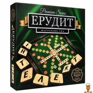 Мамалюк - Настольная игра Эрудит БОЛ PREMIUM на украинском и русском языках Danko Toys Danko Toys RT2-G-ER-U-01