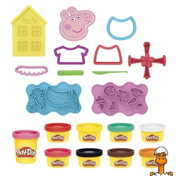 Мамалюк - Набор с пластилином Play-Doh Свинка Пеппа (F1497) Play-Doh A4-F1497