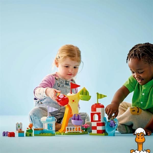 Мамалюк - Конструктор LEGO DUPLO Свинка Пеппа Ярмарка развлечений 53 детали (10453) LEGO A4-10453