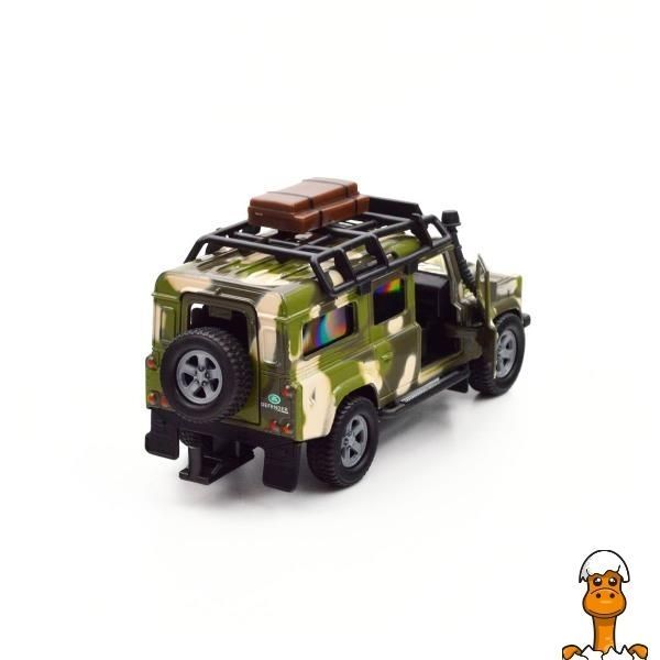 Мамалюк - Игровой набор TechnoDrive Land Rover Defender Милитари с лодкой 27 см (520191.270) TechnoDrive A4-520191.270