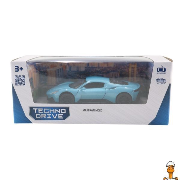 Мамалюк - Дитяча ігрова модель Maserati MC20 масштаб 1:41 TechnoDrive TechnoDrive RT2-250950-BLUE