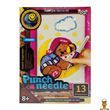 Набір для творчості килимова вишивка Ведмедик на місяці Punch Needle Danko Toys