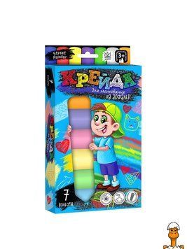 Мамалюк - Велика крейда для малювання на асфальті 7 шт Danko Toys Danko Toys RT2-MEL-01-05U