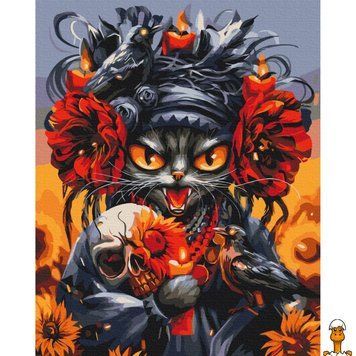 Мамалюк - Картина за номерами Киця Помста 40x50 см Brushme Brushme RT2-BS53829