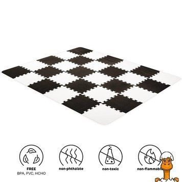 Мамалюк - Розвивальний килимок-пазл Kinderkraft Luno Black 30 ел. (KKMLUNOBLK0000) Kinderkraft A4-KKMLUNOBLK0000