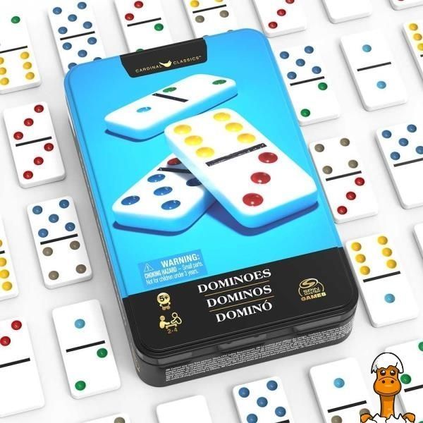 Мамалюк - Настольная игра Spin Master Домино в жестяной коробке (SM98405/6065369) Spin Master A4-SM98405-6065369