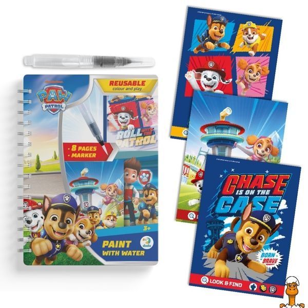 Мамалюк - Дитячі водні розмальовки Paw Patrol 200656 маркер 8 сторінок DoDo Toys DoDo Toys RT2-200656