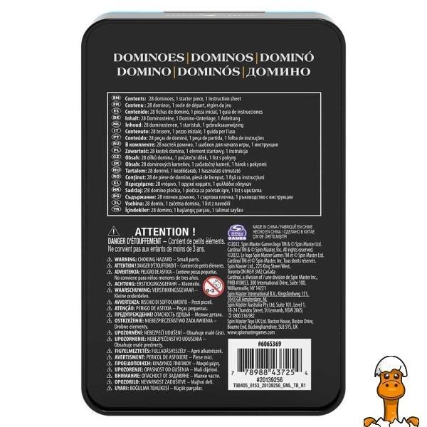 Мамалюк - Настольная игра Spin Master Домино в жестяной коробке (SM98405/6065369) Spin Master A4-SM98405-6065369