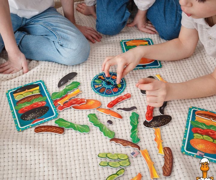 Мамалюк - Дитяча магнітна гра Бургер українською мовою Vladi Toys Vladi Toys RT2-VT2310-06