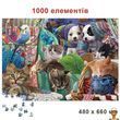 Пазл классический Щенки и Котята 1000 элементов Энергия Плюс