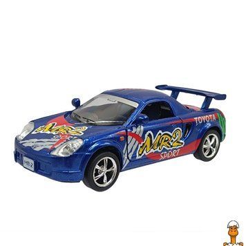 Мамалюк - Іграшковий автомобіль Toyota MR2 масштаб 1:32 - 1:36 Kinsmart Kinsmart RT2-KT-5072-W-BLUE