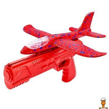 Мамалюк - Игровой набор Самолетик на запуске TD202375(Red) 23 см со светом Bambi Bambi RT2-TD202375-RED