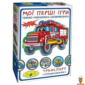 Мамалюк - Настільна гра для дітей Транспорт Спецмашини 12 карток Енергія Плюс енергія Плюс RT2-81152
