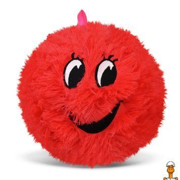 Мамалюк - Игрушка-мяч Смайл SB2580(Red) пушистый диаметр 13 см YabbaDabba YabbaDabba RT2-SB2580-RED