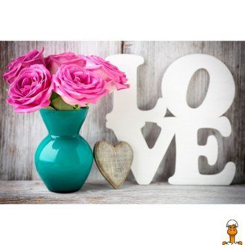 Мамалюк - Алмазная мозаика с рисунком LOVE 30х40 см Strateg Strateg RT2-HEG87049