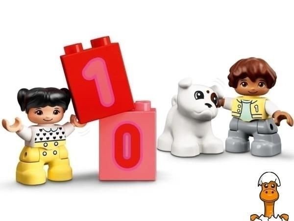Мамалюк - Конструктор LEGO DUPLO Creative Play Поезд с цифрами - учимся считать 23 детали (10954) LEGO A4-10954