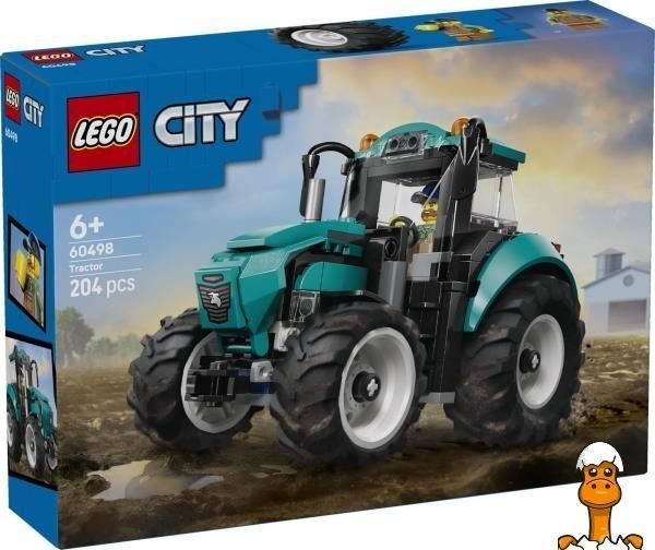 Мамалюк - Конструктор LEGO City Трактор 204 Деталі (60498) LEGO A4-60498
