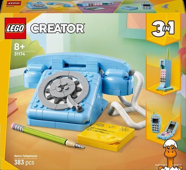Мамалюк - Конструктор LEGO Creator Ретро-телефон 383 детали (31174) LEGO A4-31174