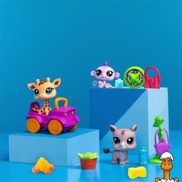 Мамалюк - Набір фігурок Littlest Pet Shop Сафарі з аксесуарами (00524) Littlest Pet Shop A4-00524
