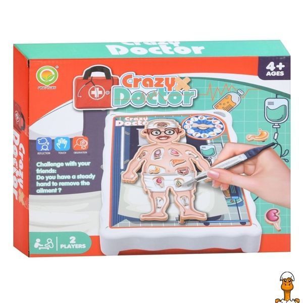 Мамалюк - Настільна гра для дітей Crazy Doctor ігрове поле рулетка Bambi Bambi RT2-1295-3