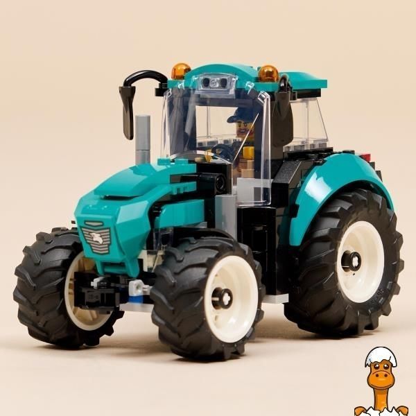 Мамалюк - Конструктор LEGO City Трактор 204 Деталі (60498) LEGO A4-60498