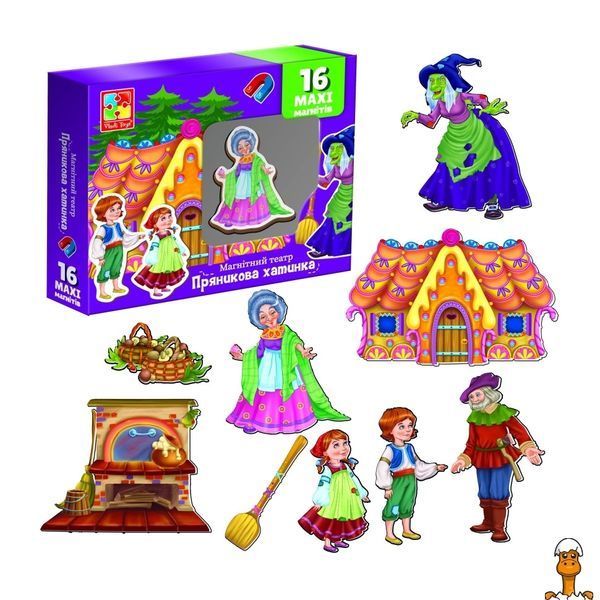 Мамалюк - Настільна гра магнітний театр Пряничний будиночок Vladi Toys Vladi Toys RT2-VT3206-54